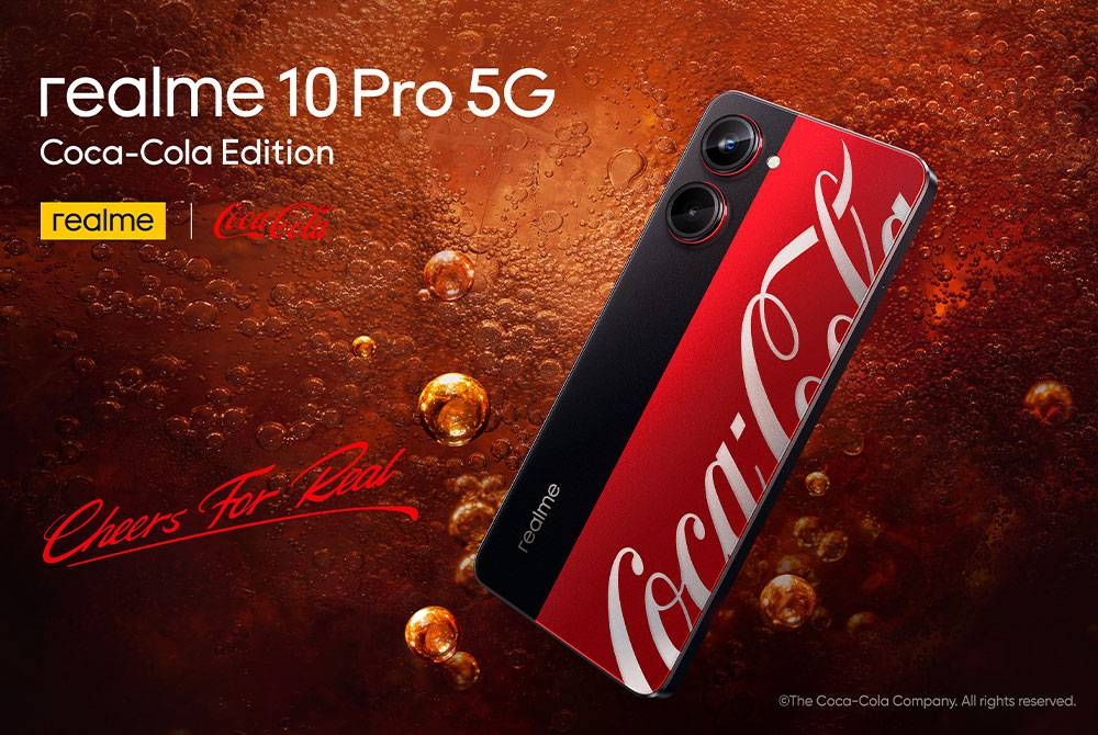 realme 10 Pro 5G Coca-Cola Edition.