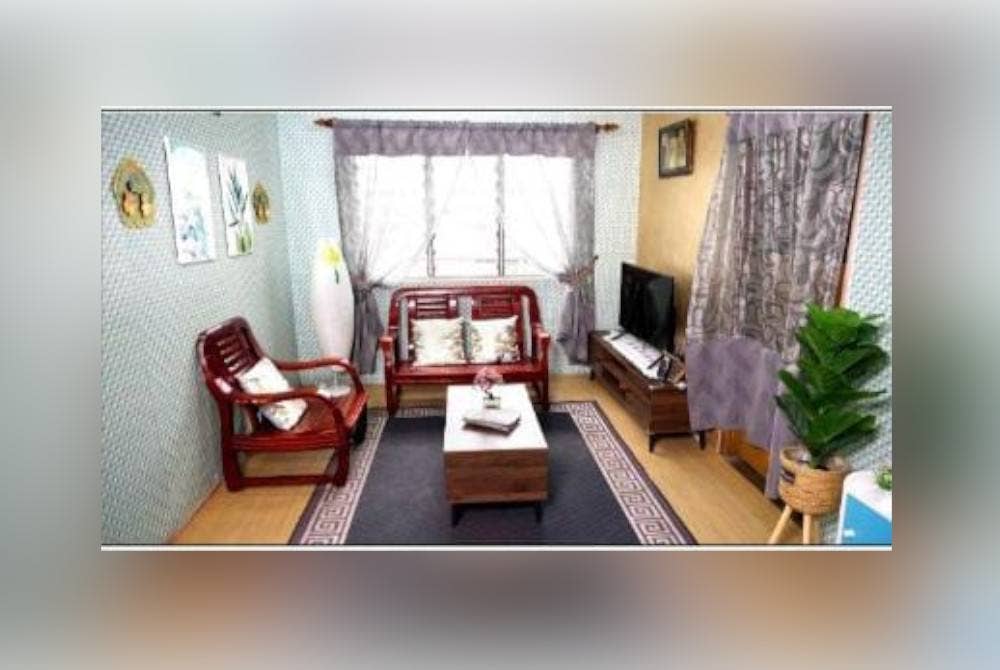 Filem web ‘Raya Serba Baharu-Barulah Raya’ ternyata berjaya mengubah kediaman ini menjadi lebih ceria.