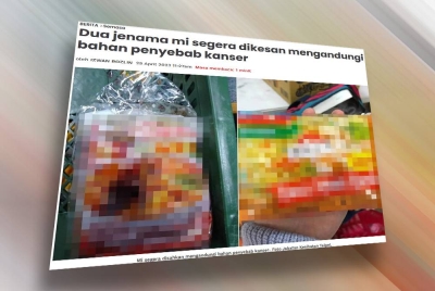Laporan Sinar Harian pada Selasa.