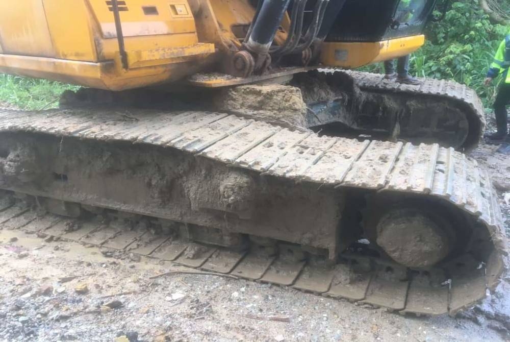 Jengkaut yang ditemui di lokasi kejadian.