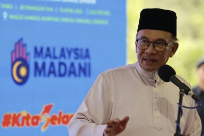 Anwar Ibrahim. - Foto Bernama.