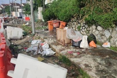 Lokasi bayi perempuan yang ditemui dalam keadaan masih bertali pusat pada Isnin