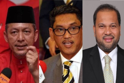 Gambar dari kiri: Razali, Ahmad Faizal, Iskandar Dzulkarnain