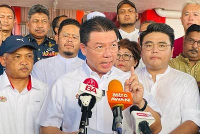 Kor Ming dalam sidang akhbar pada Jumaat.