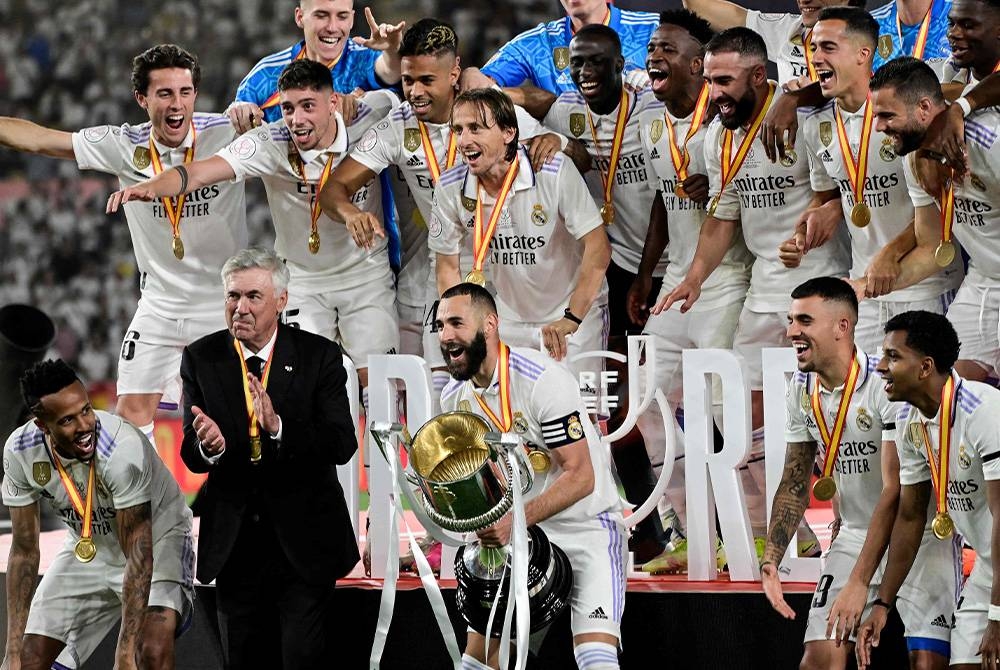 Rodrygo wira Real Madrid julang trofi Copa del Rey
