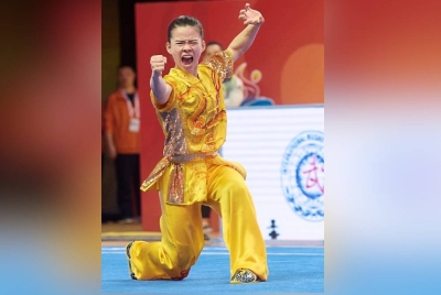 Cheong Min meraih emas ke-18 buat negara. - Foto Agensi