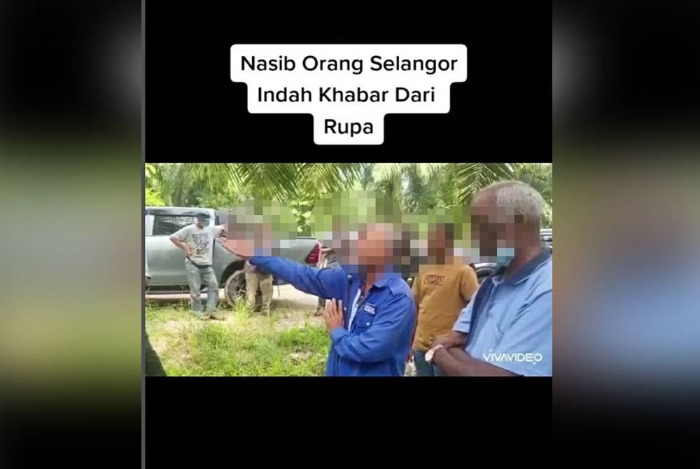 Video tular bertajuk 'Nasib orang Selangor indah khabar dari rupa' tersebar di Facebook pada Khamis.