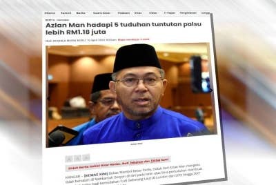 Laporan Sinar Harian pada April lalu.