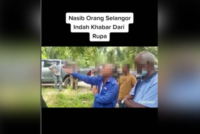 Video tular bertajuk 'Nasib orang Selangor indah khabar dari rupa' tersebar di Facebook pada Khamis.