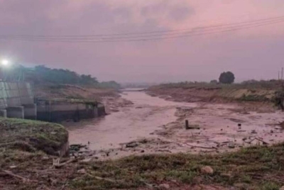 PBAPP tidak dapat memastikan punca sebenar yang menyebabkan paras Sungai Muda turun mendadak. - Foto Awani