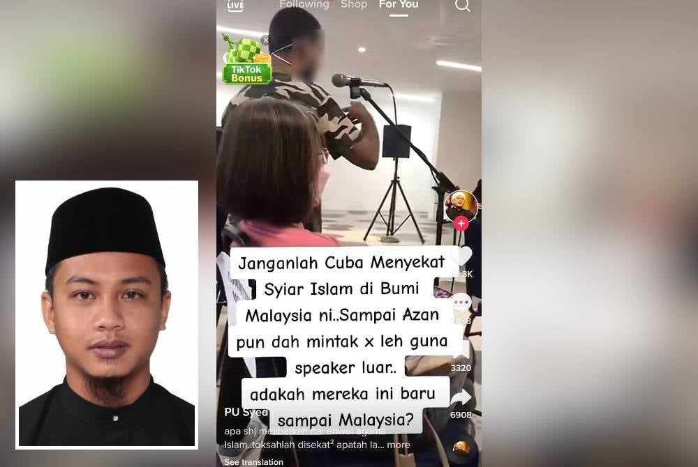 Tangkap layar video yang tular di media sosial ketika sesi dialog antara JMB sebuah kondominium di Tanjung Tokong dengan penduduk.