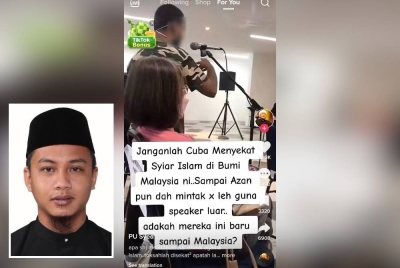 Tangkap layar video yang tular di media sosial ketika sesi dialog antara JMB sebuah kondominium di Tanjung Tokong dengan penduduk.