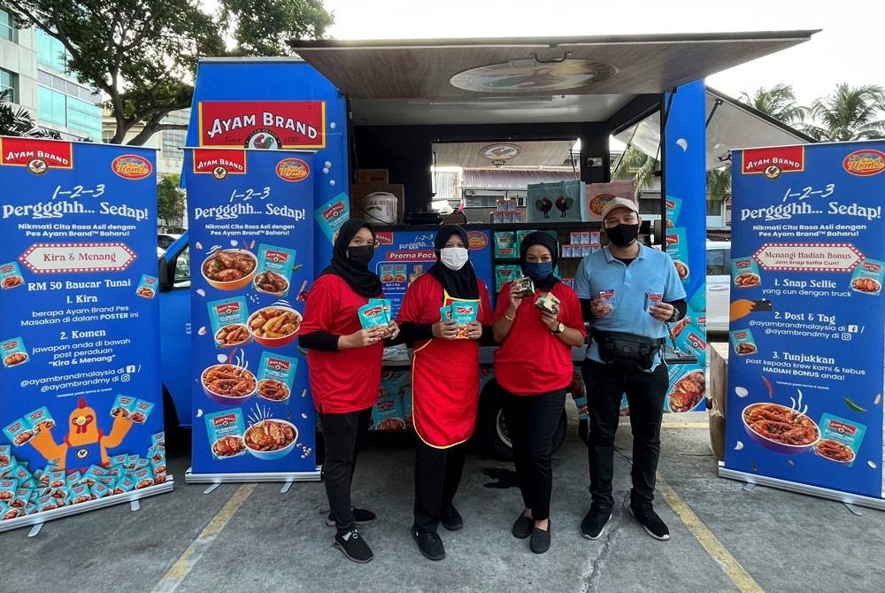 Trak Ayam Brand akan berada di beberapa lokasi terpilih bermula Mei hingga Ogos depan.