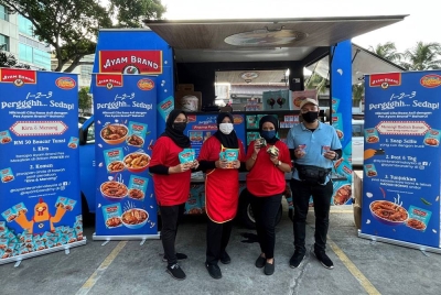 Trak Ayam Brand akan berada di beberapa lokasi terpilih bermula Mei hingga Ogos depan.