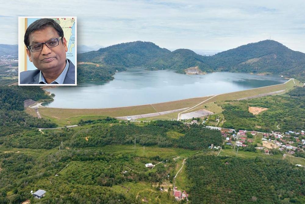 EMD adalah empangan rizab dan bukannya empangan harian seperti Empangan Air Itam atau Empangan Teluk Bahang. (Gambar kecil: Pathmanathan)