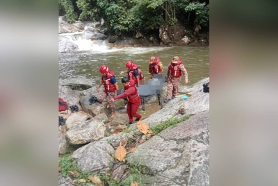 Seorang remaja lelaki lemas ketika mandi di Air Terjun Lata Medang, Kuala Kubu Bharu pada Ahad.