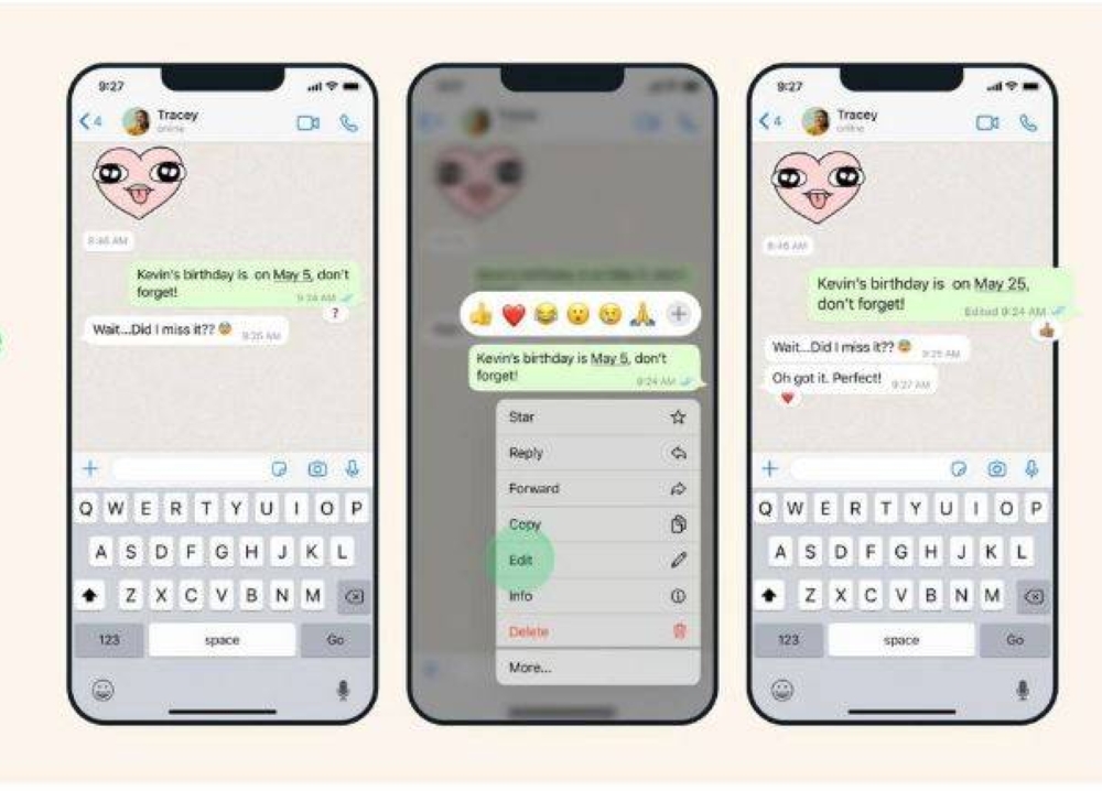 Tiada lagi paparan 'mesej ini telah dipadamkan' apabila berlaku kesilapan penghantaran sebarang mesej. - Foto: Agensi