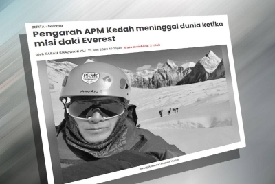 Laporan Sinar Harian pada Jumaat.