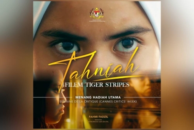 Filem ‘Tiger Stripes’ kerana merangkul anugerah utama pada Minggu Kritik Festival Filem Cannes.