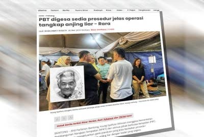 Laporan Sinar Harian pada Jumaat.