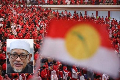 Abdul Hadi (gambar kecil) percaya UMNO akan menjadi seperti semut yang mati dalam gula ditaburkan oleh PH.