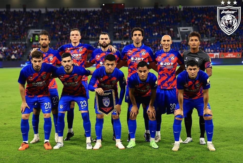 Kesebelasan JDT beraksi mantap pada Ahad - Foto FB Johor Southern Tigers