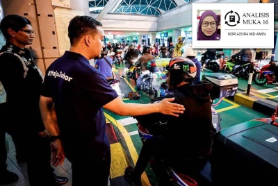 Keadaan di Kompleks Pemeriksaan Kastam dan Imigresen (CIQ) di Bangunan Sultan Iskandar ( BSI) Tambak Johor sewaktu Menteri Besar, Datuk Onn Hafiz Ghazi 'turun padang' baru-baru ini.