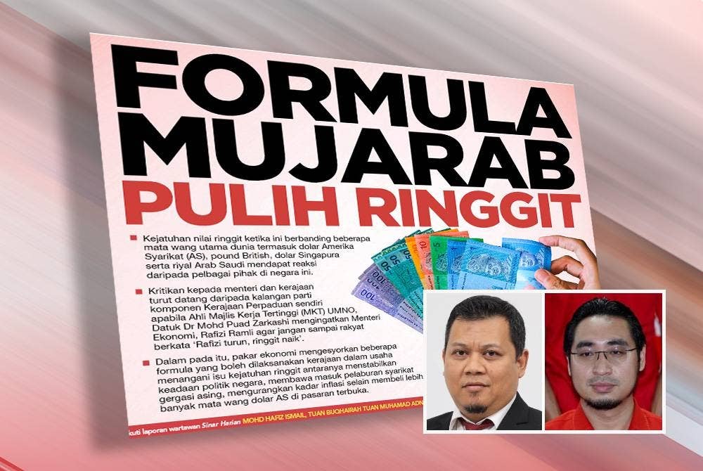 Laporan muka depan Sinar Harian. (Gambar kecil: Mohd Faisol, Wan Ahmad Fayhsal)