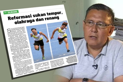 Laporan Sukan Sinar baru-baru ini. Gambar kanan: Mohd Sadek
