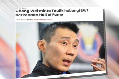 Laporan Sinar Harian pada Jumaat.