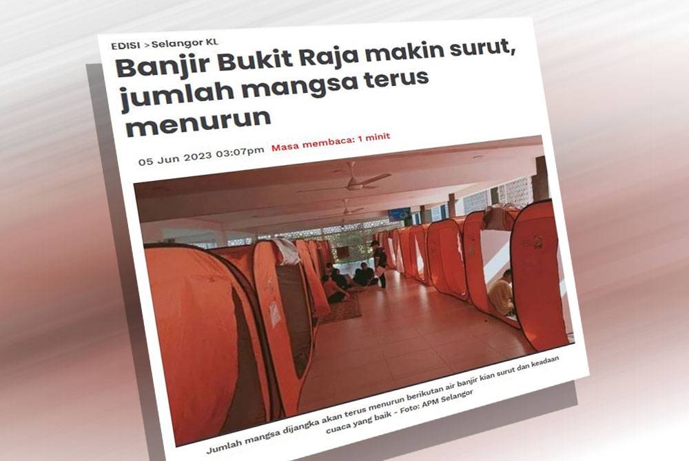 Laporan Sinar Harian.