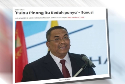 Isu panas antaranya berhubung kenyataan kontroversi Menteri Besar Kedah, Datuk Seri Muhammad Sanusi Md Nor bahawa Pulau Pinang milik Kedah dijangka menjadi tumpuan ketika sesi pertanyaan-pertanyaan Perdana Menteri (PMQT) pada Selasa.
Antaranya berhubung isu kenyataan kontroversi Menteri Besar Kedah, Datuk Seri Muhammad Sanusi Md Nor bahawa Pulau Pinang milik Kedah.