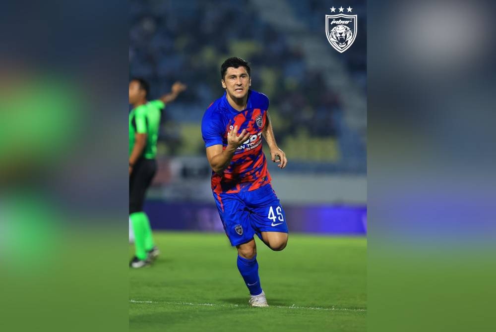 Forestieri mengakui gembira dengan tiga mata diraih JDT ketika berdepan TFC. - Foto JOHOR Southern Tigers