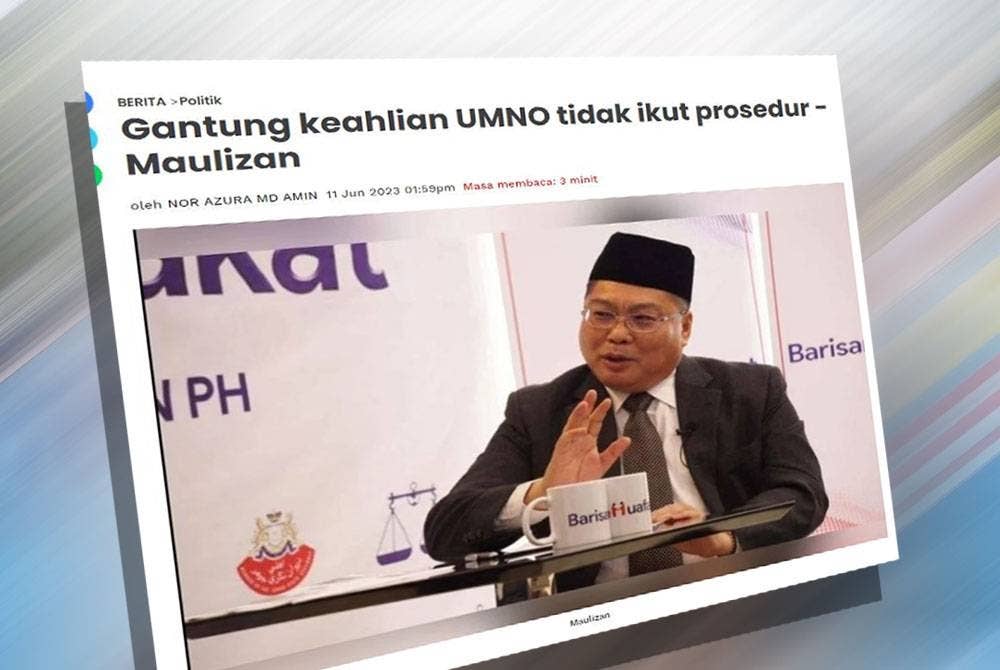 Laporan Sinar Harian pada Ahad.