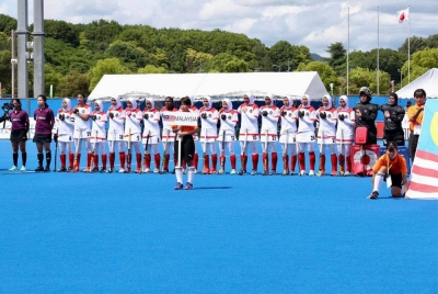 Skuad hoki remaja wanita kebangsaan menduduki tempat kelima pada aksi Piala Remaja Asia 2023. - Foto: Facebook Malaysian Hockey Confederation