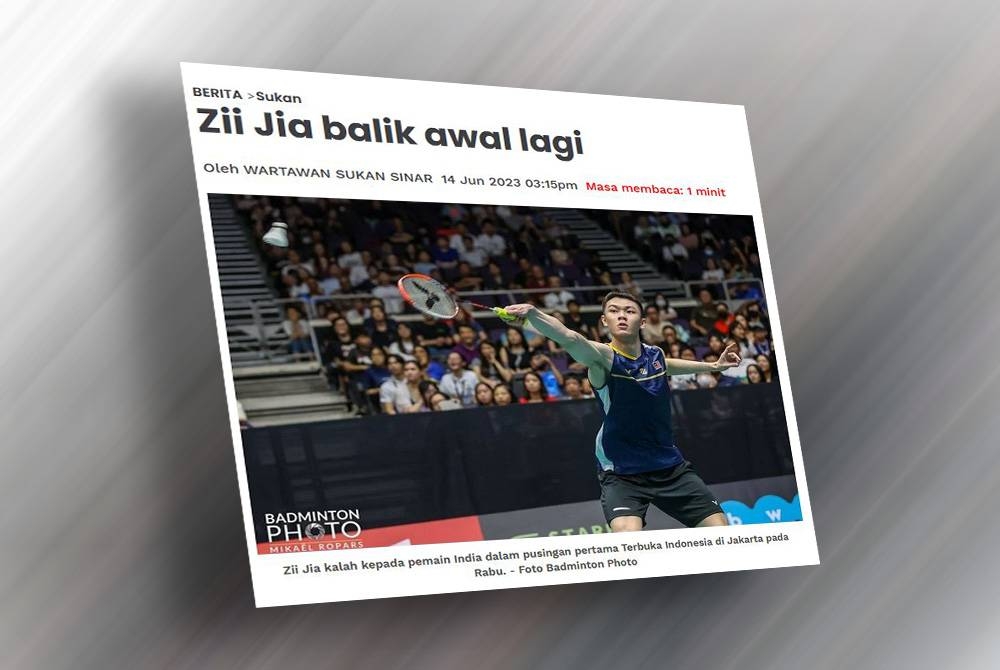 Laporan Sinar Harian.