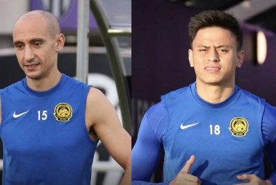 Natxo Insa (kiri) dan Muhamad Feroz