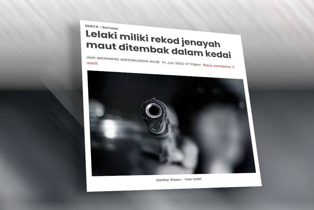 Laporan Sinar Harian.