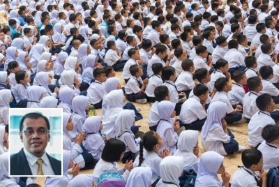 Zainal Adnan (gambar kecil) menegaskan, KPM seharusnya main peranan dalam pastikan anak-anak diberi pendedahan awal mengenai rasuah. - Foto 123RF