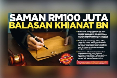 Laporan Sinar Harian pada Sabtu.