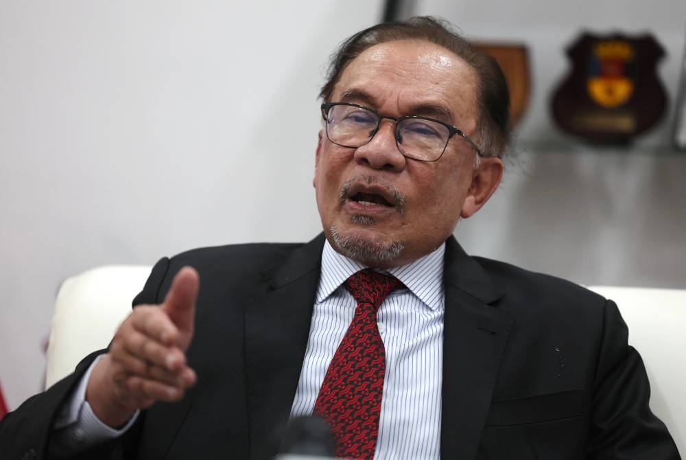 Anwar Ibrahim. - Foto Bernama