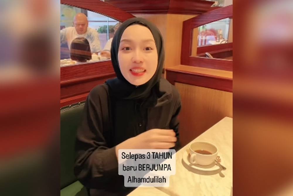 Nonny tampil dengan imej bertudung.