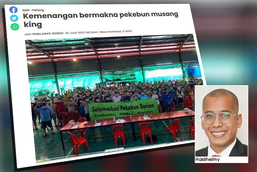 Laporan Sinar Harian pada Selasa