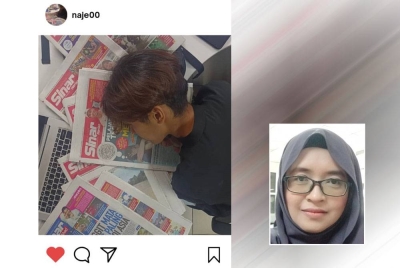 Contoh gambar kreatif. Gambar kecil: Siti Farihan