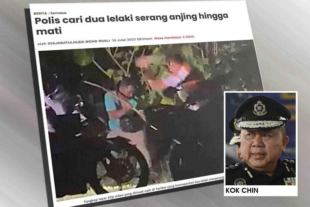 Laporan Sinar Harian pada Isnin. 