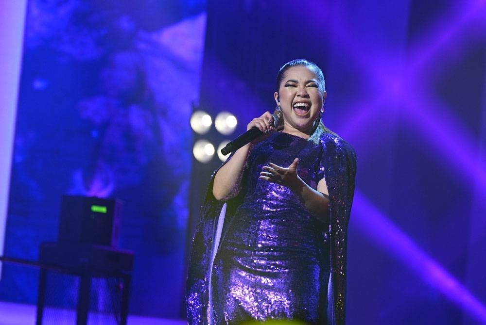 Nadeera ketika melakukan persembahan dalam program Big Stage 2023.