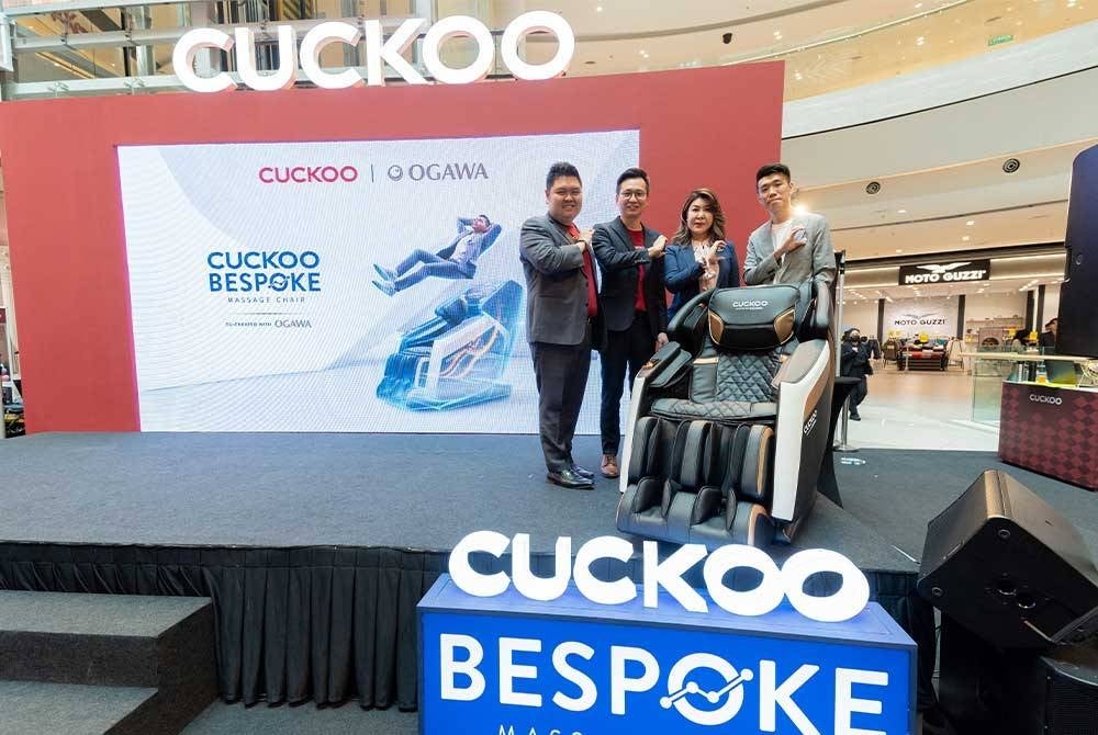 Cuckoo International (MAL) Sdn. Bhd. (Cuckoo International) melancarkan kerusi urut pertamanya Cuckoo Bespoke, sebuah produk berinovasi hasil kerjasama OGAWA Malaysia.