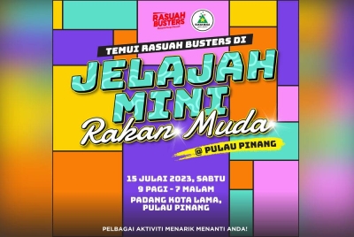 Program Hari Belia dan Jelajah Mini Rakan Muda Peringkat Negeri Pulau Pinang 2023 berlangsung di Padang Kota Lama, Pulau Pinang pada Sabtu.