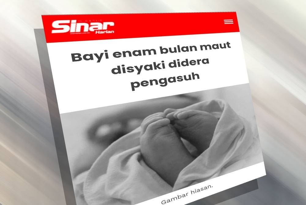 Laporan Sinar Harian pada Sabtu.