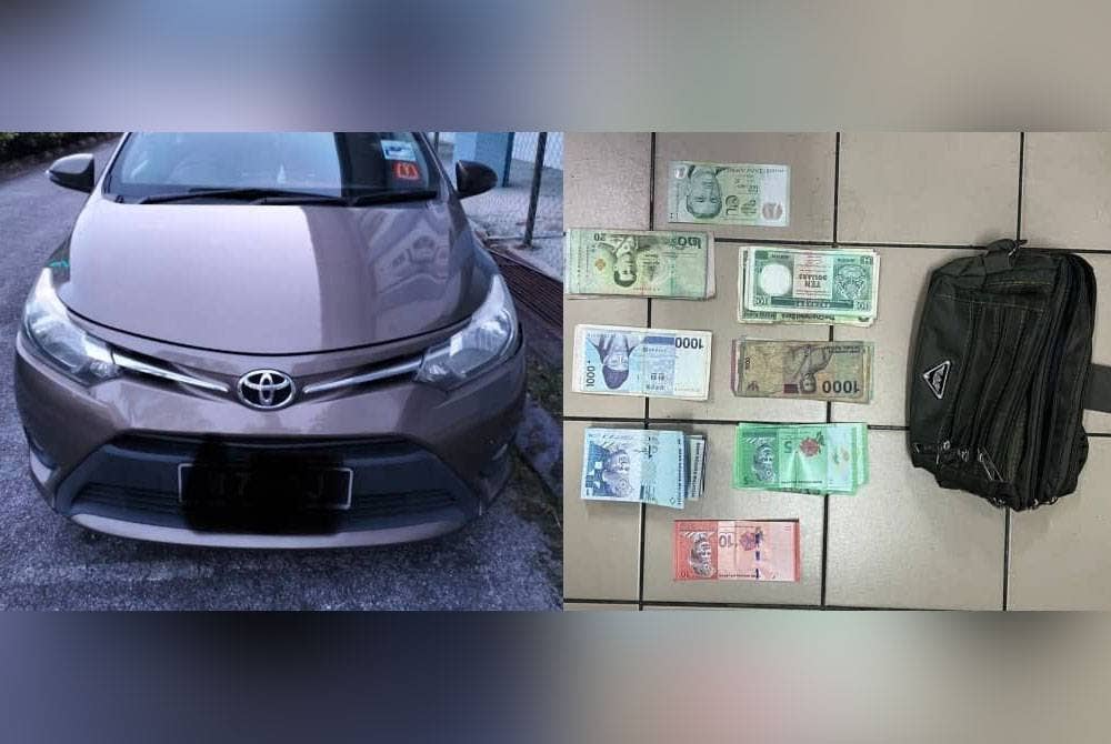 Antara barang yang dirampas daripada suspek.